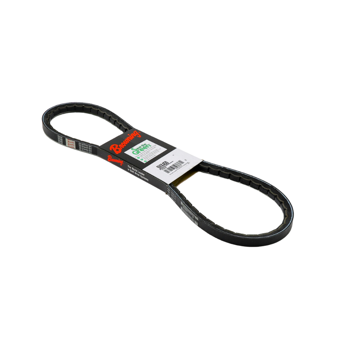 Browning 5VX450 45" Outside Diameter, EPDM, RMA, MPTA IP-20, Oil Resistant, 5V, Notched 358, Grip Belt