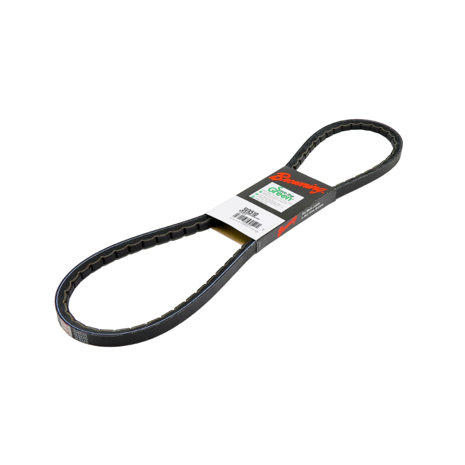 Browning 5VX510 51" Outside Diameter, EPDM, RMA, MPTA IP-20, Oil Resistant, 5V, Notched 358, Grip Belt