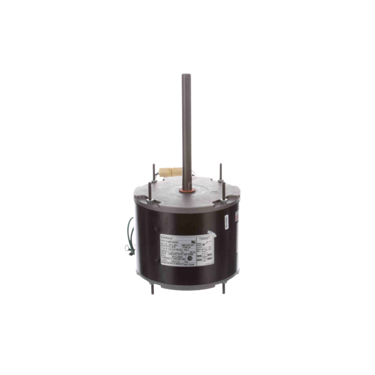 Regal Rexnord - Century Motors FE1026 208-230 V 60 Hz 1075 RPM 1/4 HP Reversible Motor