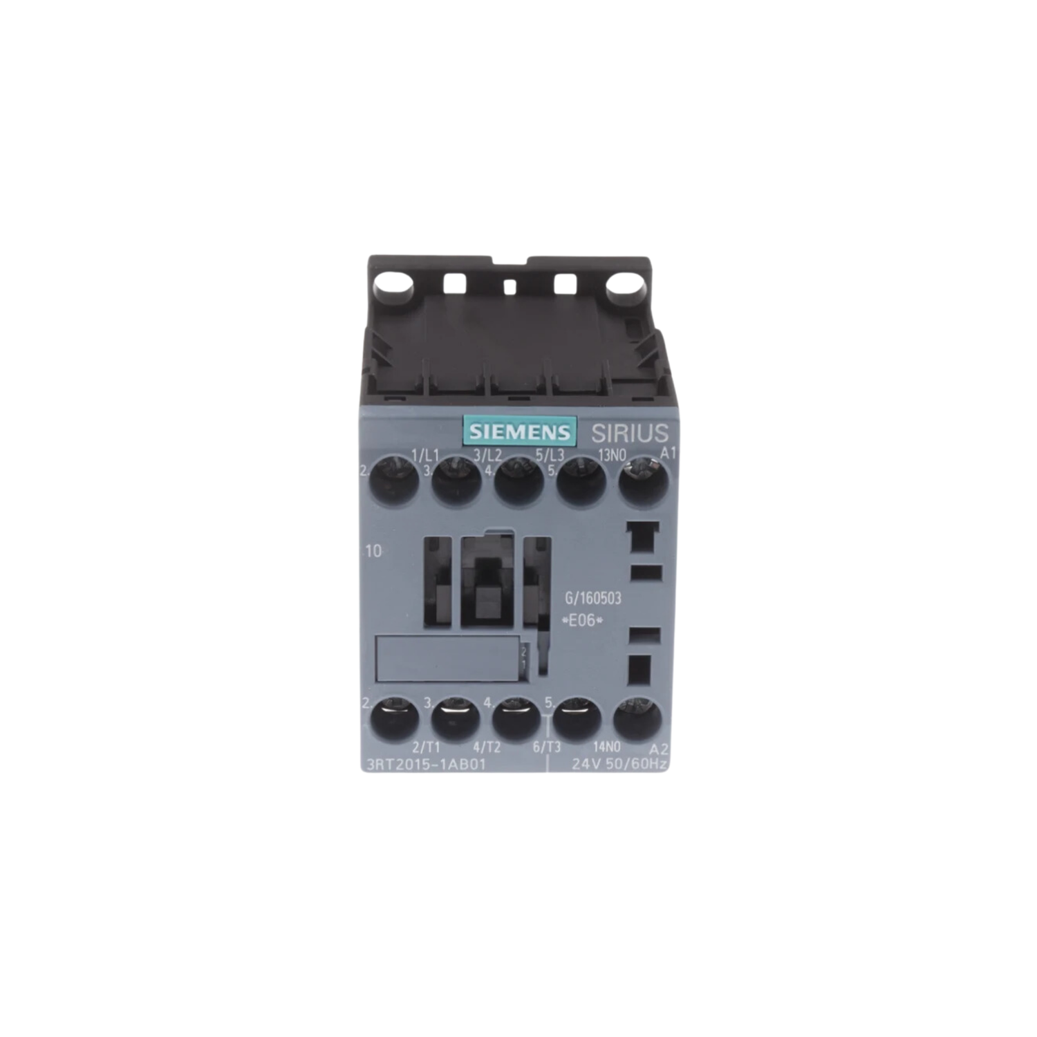 Siemens Industrial Controls 3RT2016-1AB02 24 VAC 9 A 3 NO 3PST Contactor