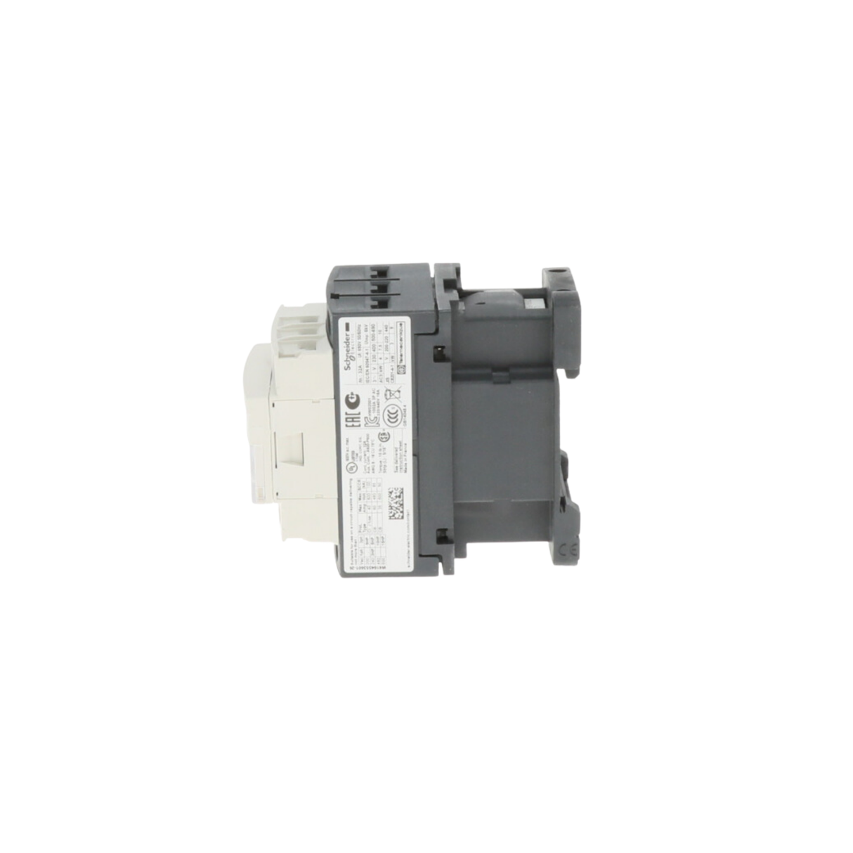 Schneider Electric (Square D) LC1D18LE7 Non-Reversing Type with Screw Terminals, 208VAC Coil, 3 Pole, 18A, Electrical Contactor