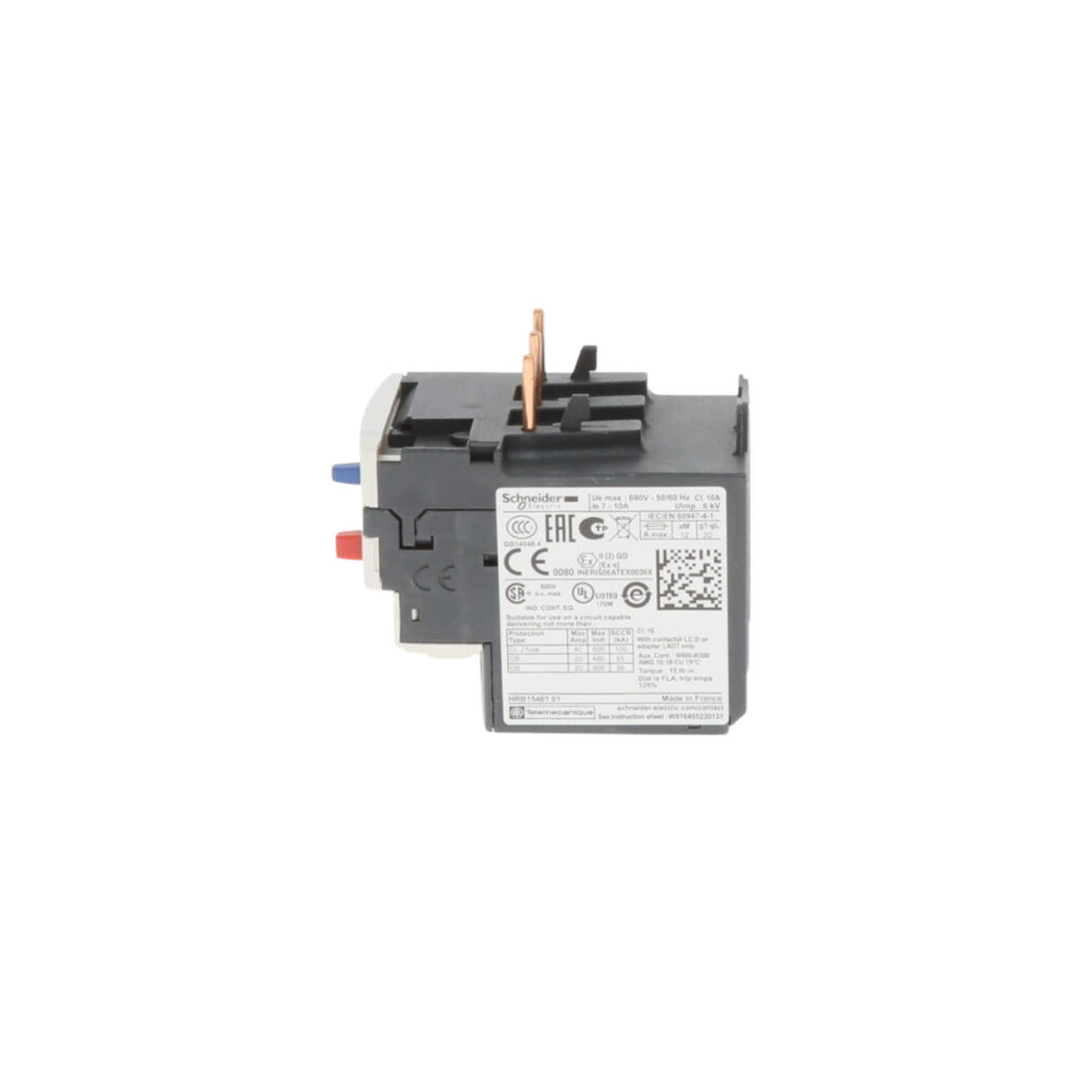 Schneider Electric (Square D) LRD14 7-10A, Overload Relay