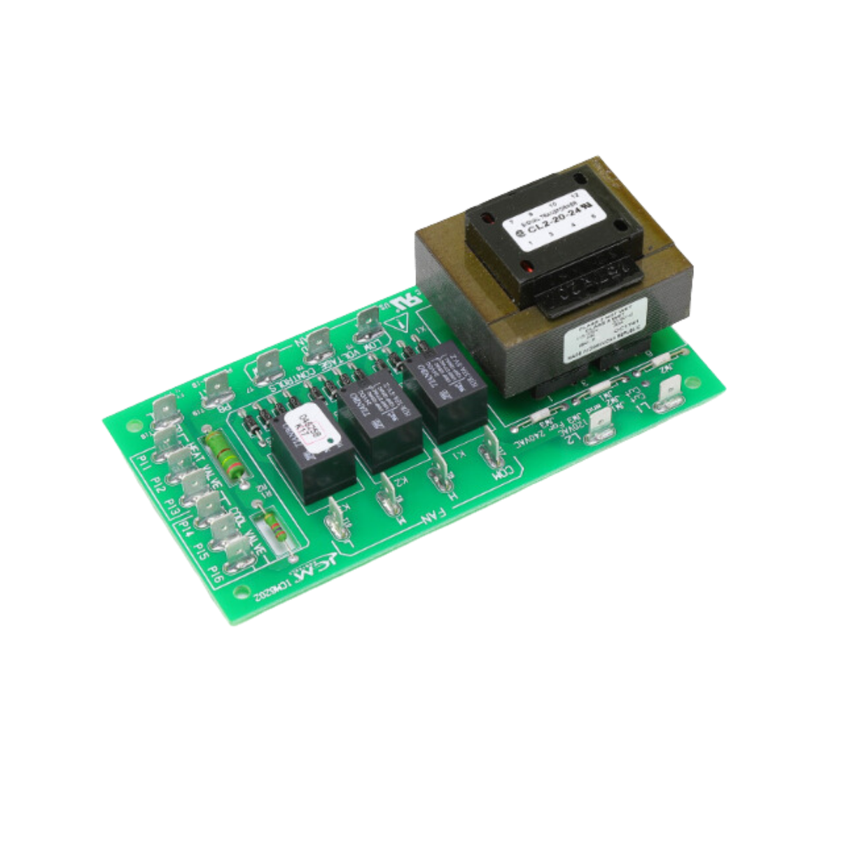ICM Controls ICM6202 20VAC to 24VAC, Low Voltage Operate Line, Fan Coil Relay Board