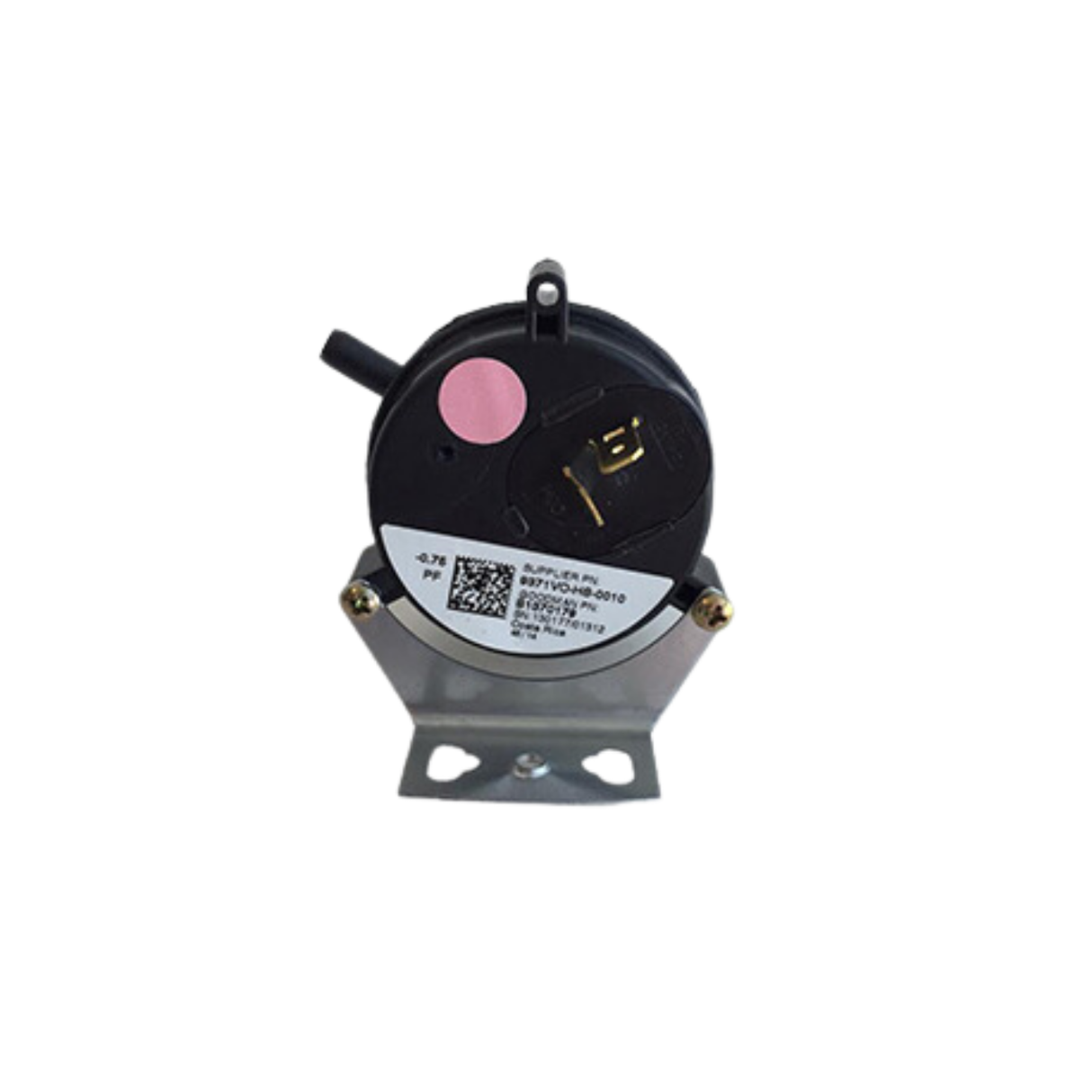 Goodman 0130F00506 -0.075 WC SPST Pressure Switch