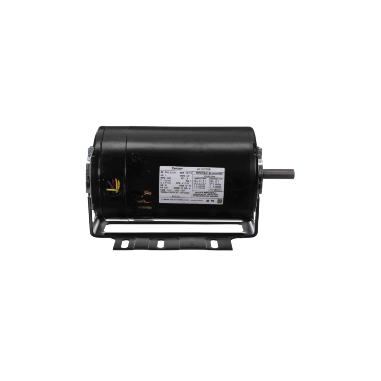 Regal Rexnord - Century Motors BK3102 230/460 V 60 Hz 3450 RPM