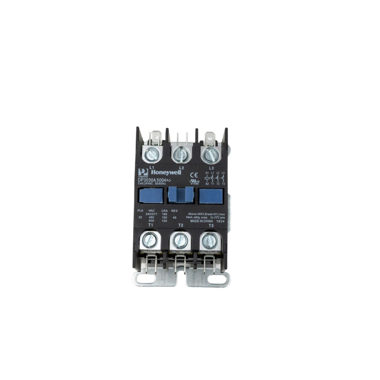 Honeywell DP3030B5003 120 V 30 A 3-Pole Contactor