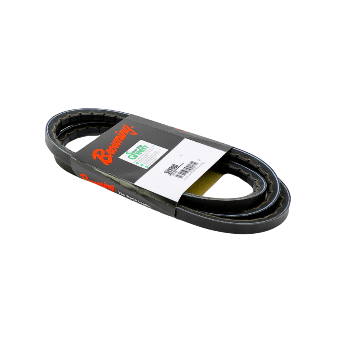 Browning 5VX900 90" Outside Diameter, EPDM, RMA, MPTA IP-20, Oil Resistant, 5V, Notched 358, Grip Belt