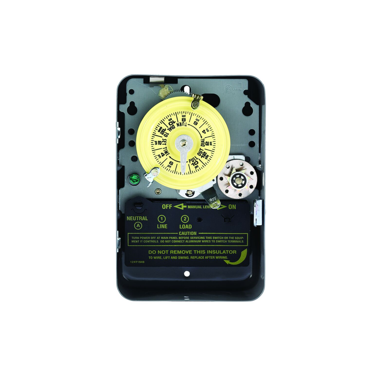 Intermatic T171 120 VAC 60 Hz 24-Hour SPST Mechanical Time Switch with Skip-a-Day