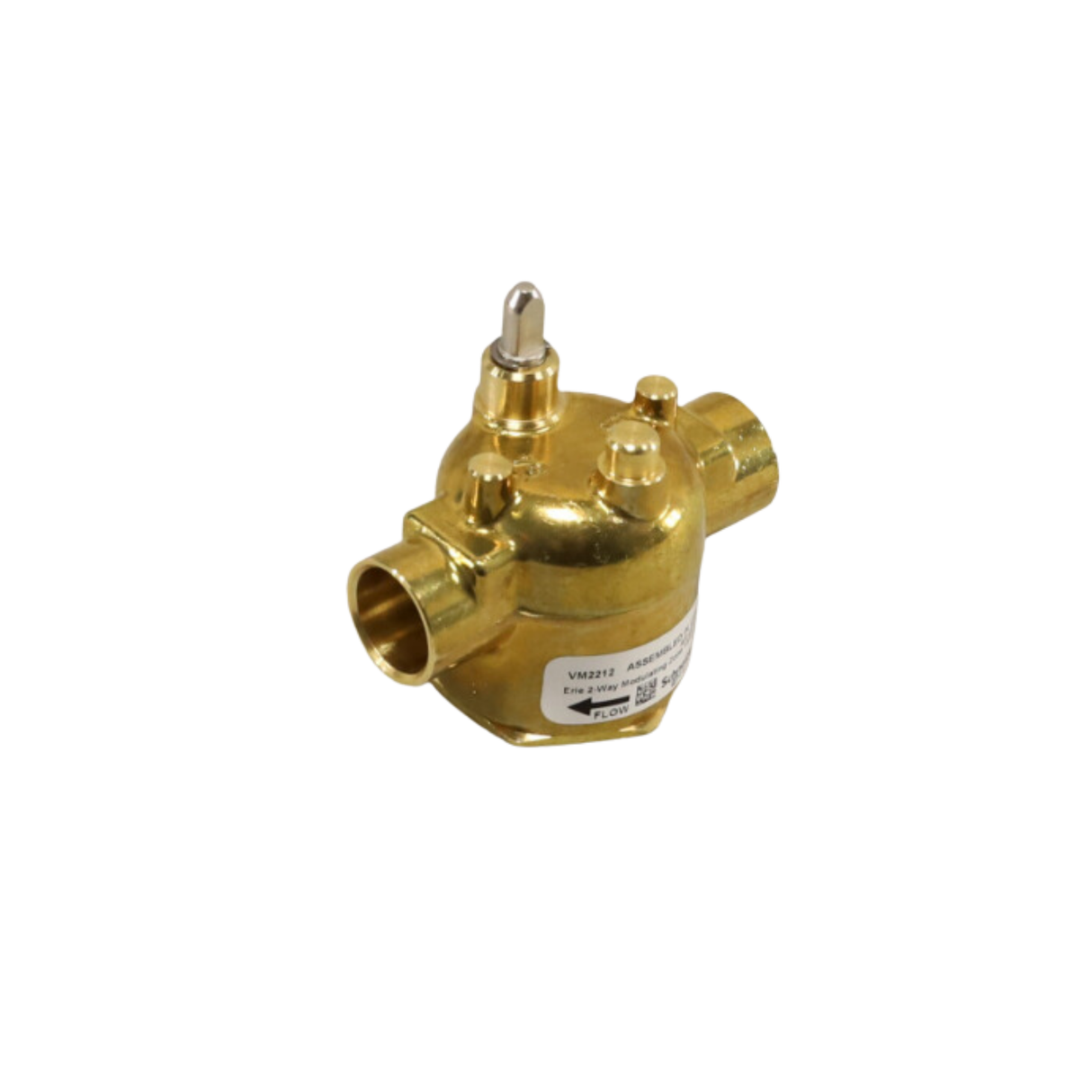 Schneider Electric (Erie) VM2212 1/2" Sweat, 2 Way, 2 Cv, Modulating Valve Body, Zone, Valve