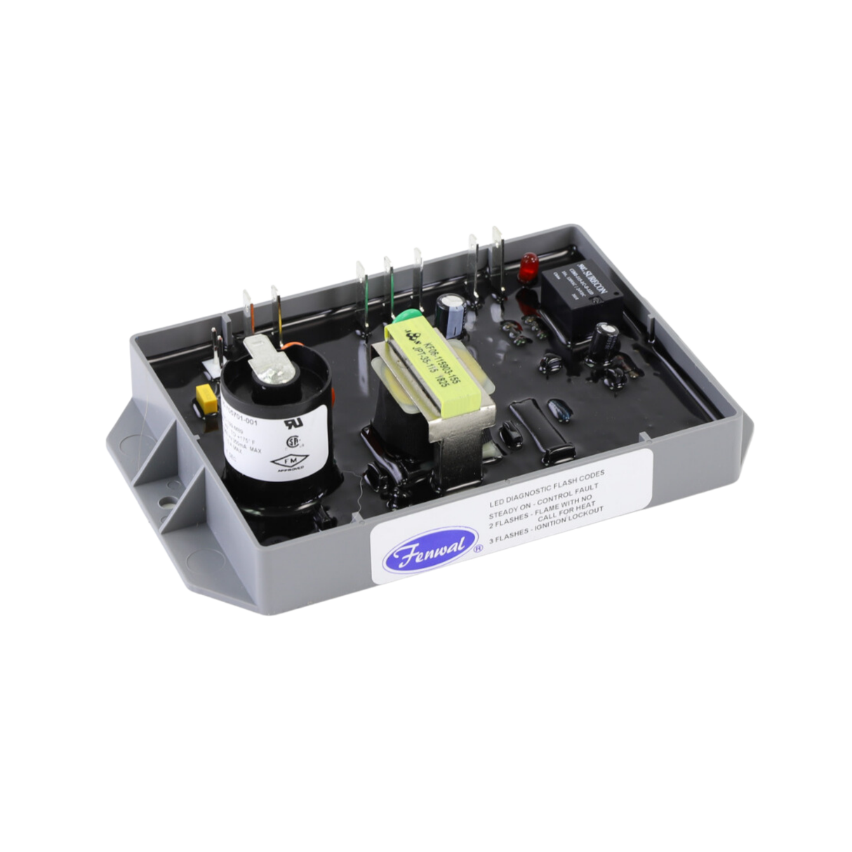 Fenwal 35-705701-001 120VAC, 0 Pre-Purge, 0 Inter-Purge, 4s Igntion Time, Potted, Direct, Spark Ignition Module