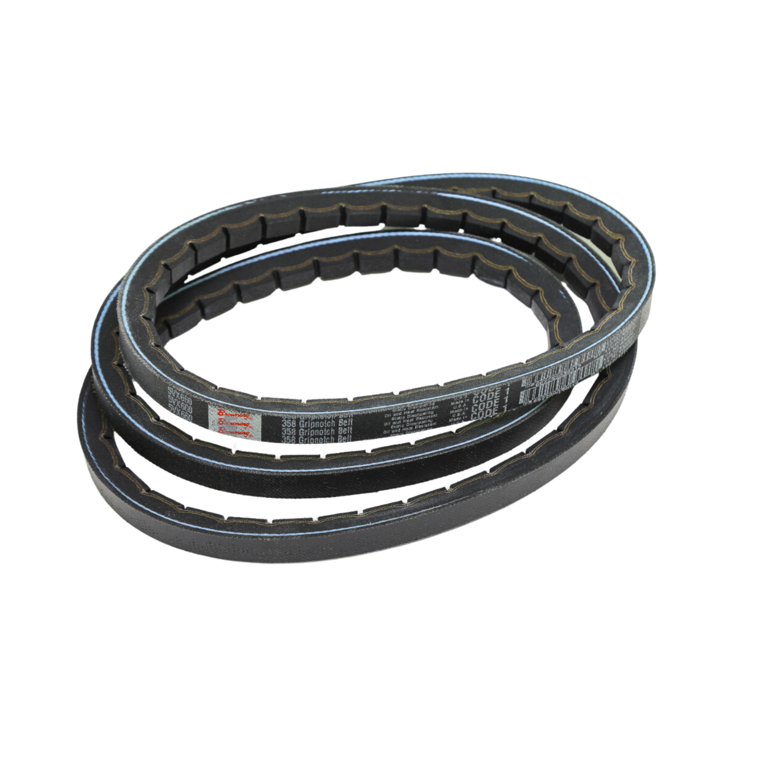 Browning 5VX660 66" Outside Diameter, EPDM, RMA, MPTA IP-20, Oil Resistant, 5V, Notched 358, Grip Belt