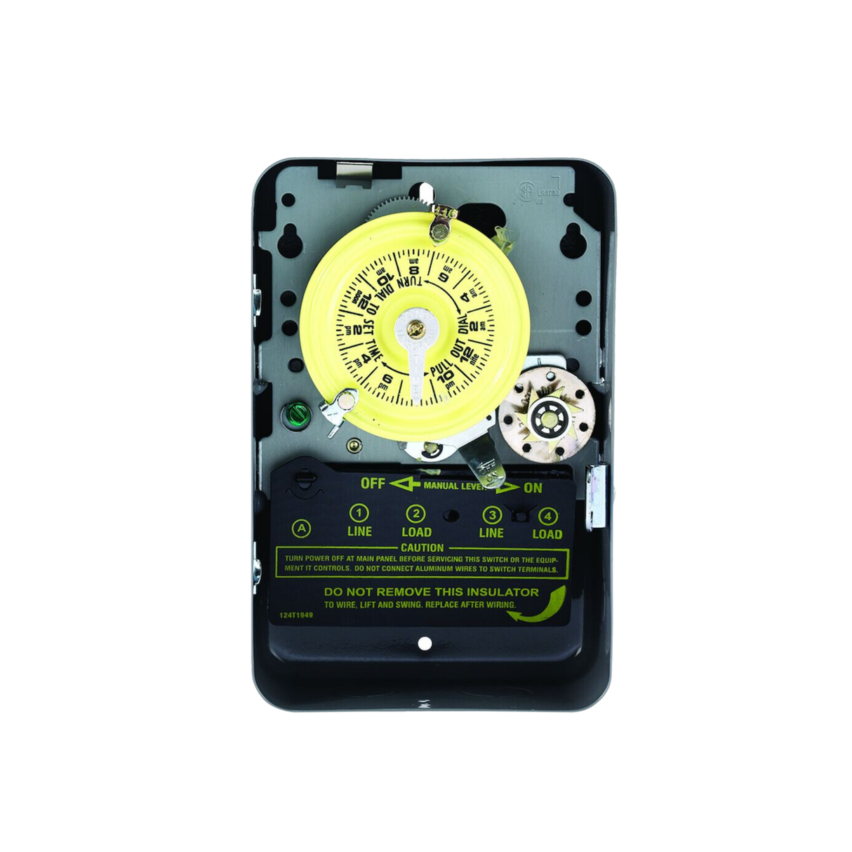 Intermatic T173 120 VAC 60 Hz 24-Hour DPST Mechanical Time Switch with Skip-a-Day