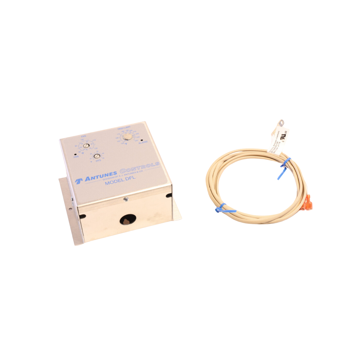 A.J. Antunes 8742020074 24VAC, 2-SPST, Dual Fan and Limit Controller with 10' Sensor