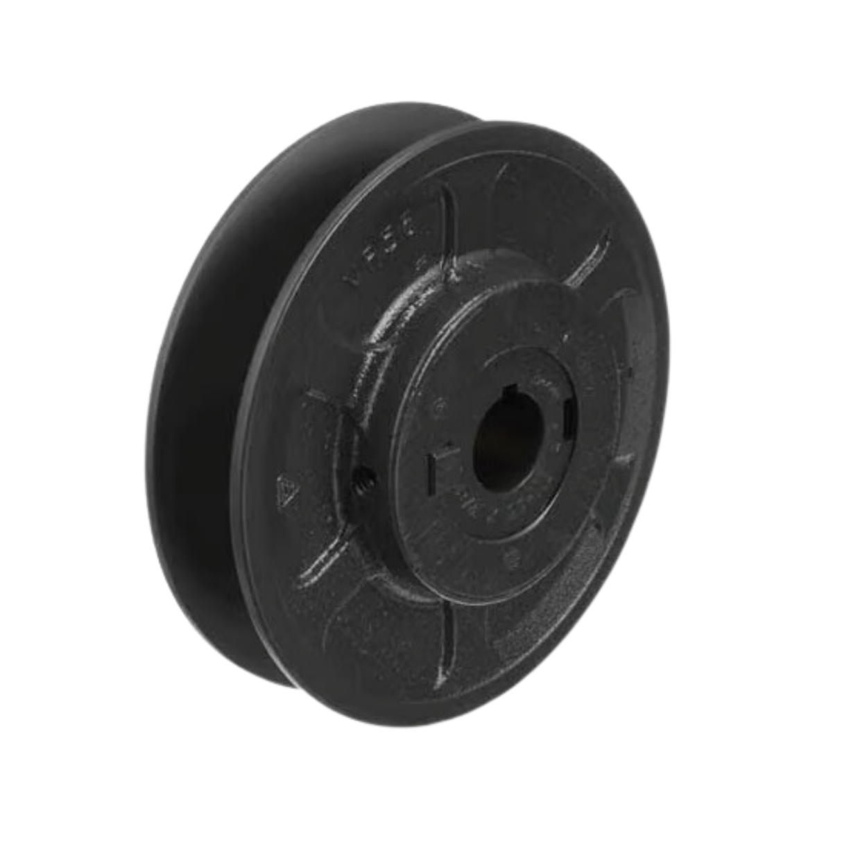 Browning 1VP56X7/8 7/8" Bore Diameter, 5.35" Outside Diameter, Single Groove VP Cast Iron, Sheave with 3L, 4L, A, AX, 5L, B, and BX Belts