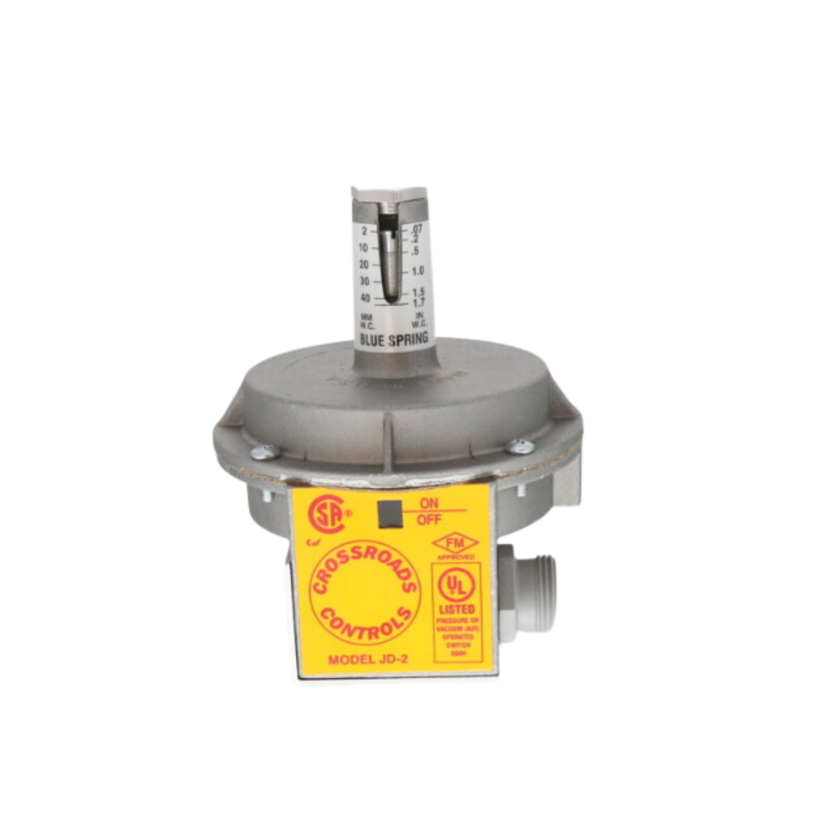 A.J. Antunes 801111323 1/8" NPT, SPDT, Pressure Switch with Harrison Connector