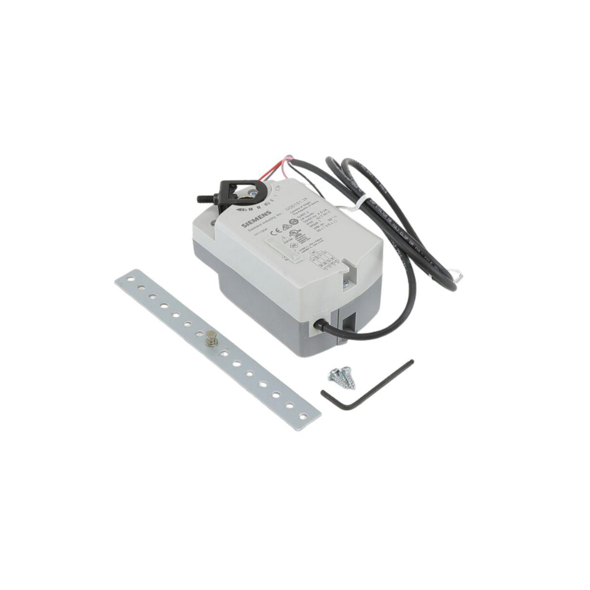 Siemens Building Technology GQD151.1P 24V, 20 Lb-In, 0-10VDC, Spring Return, Rotary, Damper Actuator