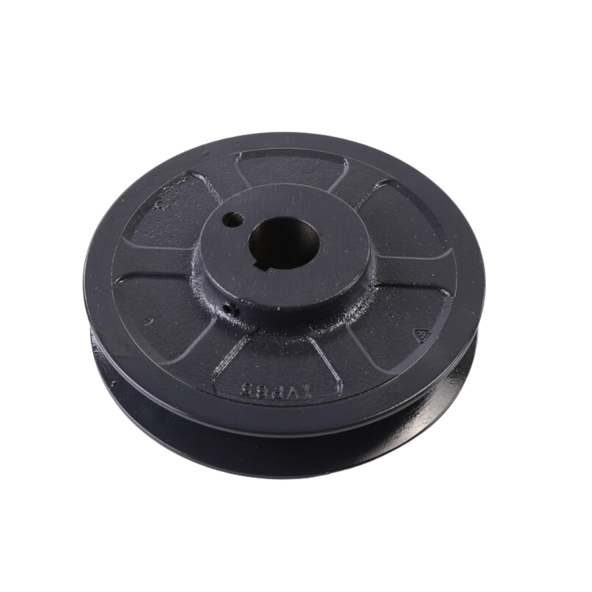 Browning 1VP65X 1 1/8 1 1/8" Bore Diameter, 6.5" Outside Diameter, Single Groove VP Cast Iron, Sheave with 4L, A, AX, 5L, B, BX, and BV Belts