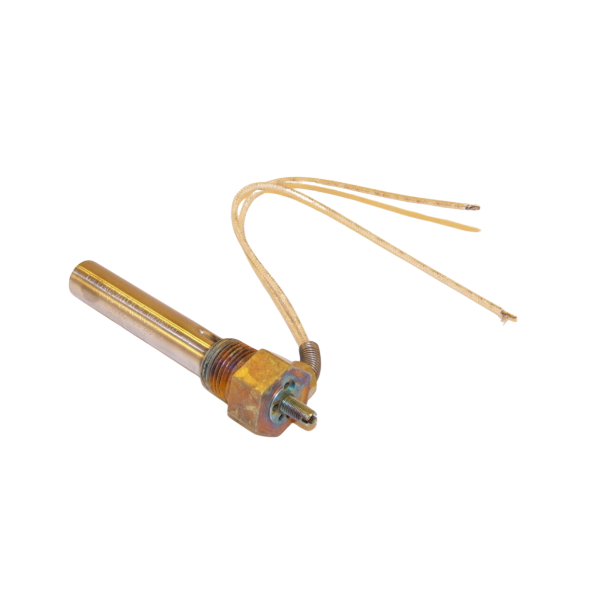 Fenwal 01-017102-000 300 Stainless Steel Shell, Brass Head, Open on Rise, 0.625" Diameter Hex Head, Thermoswitch Temperature Control