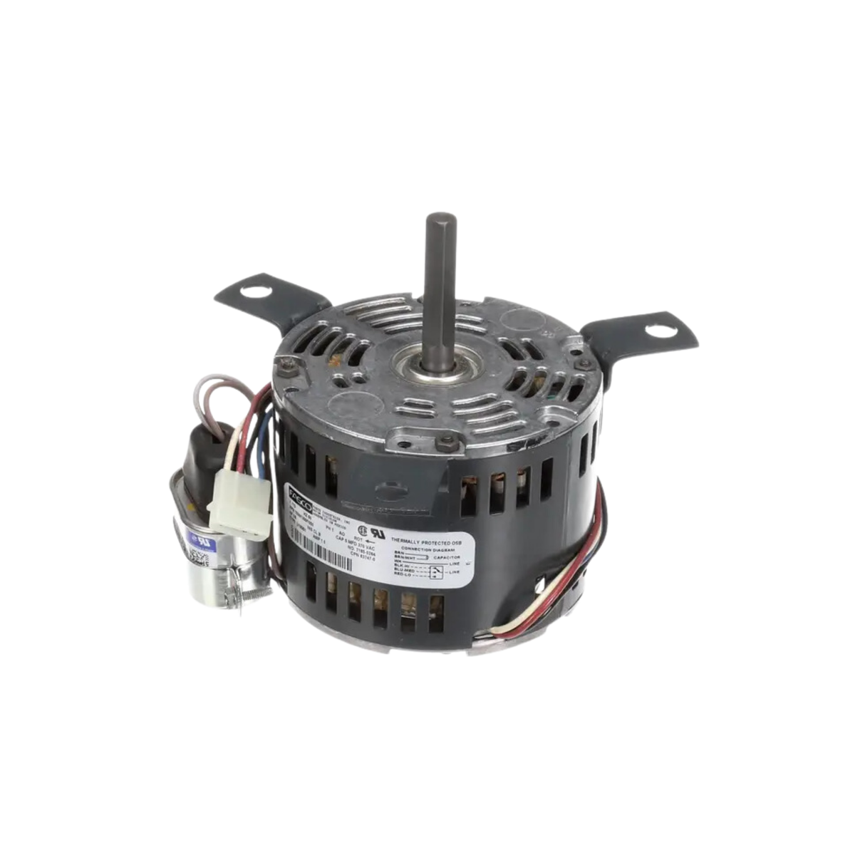 PennBarry 63748-0 115 V 50/60 Hz 1500 RPM 1/6 HP Clockwise Vent Electric Motor