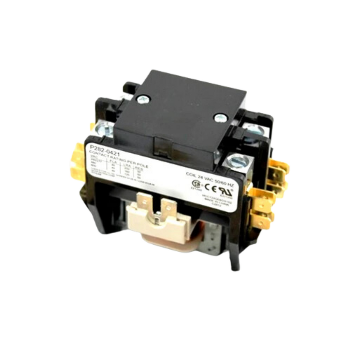 Carrier P282-0421 24 VAC 50/60 Hz 1-Phase Contactor