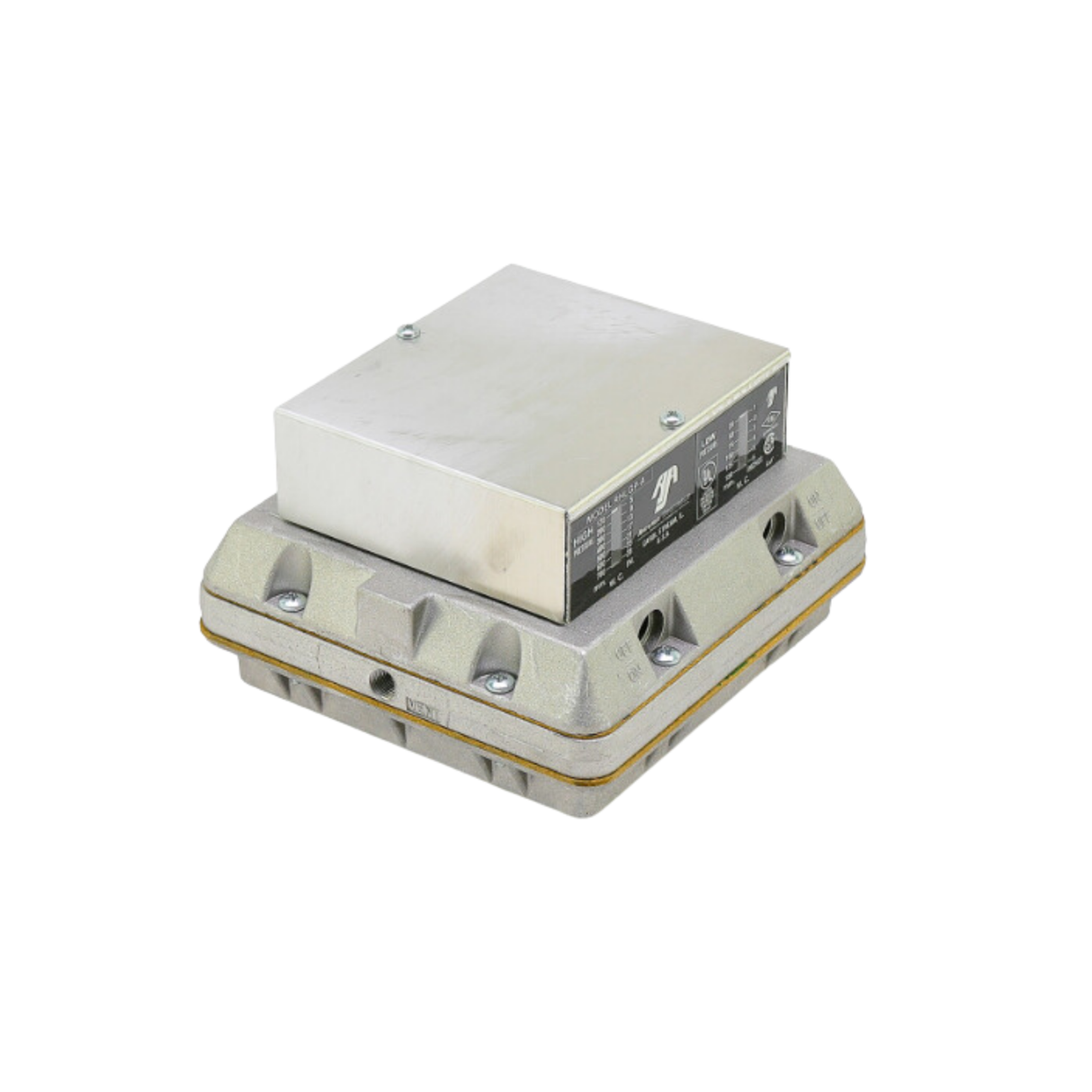 A.J. Antunes 804112102 1/8" NPT, 3/8" NPT, 1/8" NPT Vent, Manual-Reset, 2-SPDT, High and Low Gas Pressure Switch