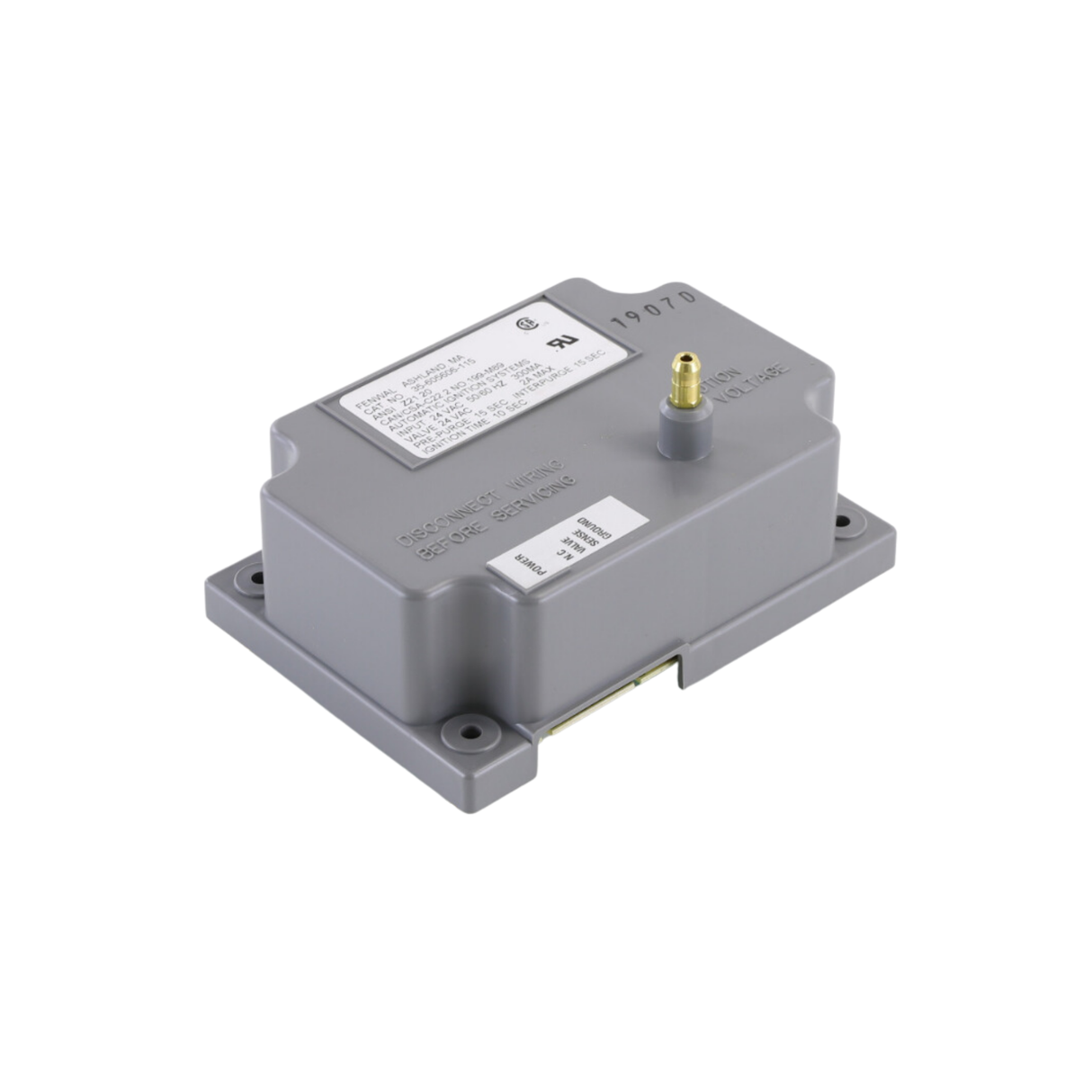 Fenwal 35-605606-115 24VAC, 15s Pre-Purge, 15s Inter-Purge, 10s Ignition Time, Direct, Spark Ignition Module