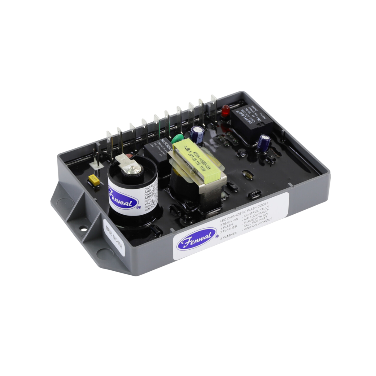 Fenwal 35-715911-001 120VAC, 0 Pre-Purge, 0 Inter-Purge, 4s Ignition Time, Direct, Spark Ignition Module