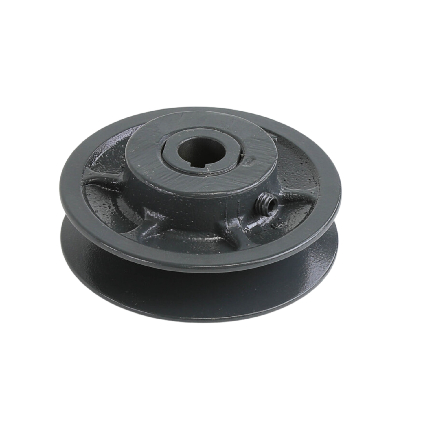 Browning 1VL40X5/8 CLEAR PK 5/8" Bore Diameter, 3.75" Outside Diameter, Single Groove VL Cast Iron, Sheave with 3L, 4L, A, AX, 5L, B, and BX Belts