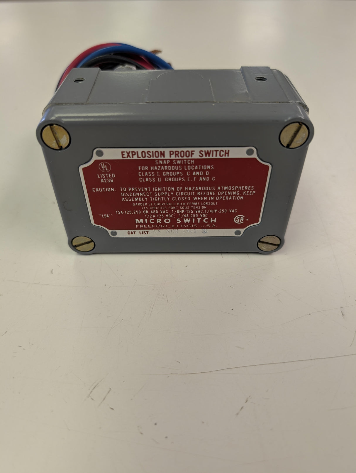 Honeywell EX-XR9 XPRF Limit Switch