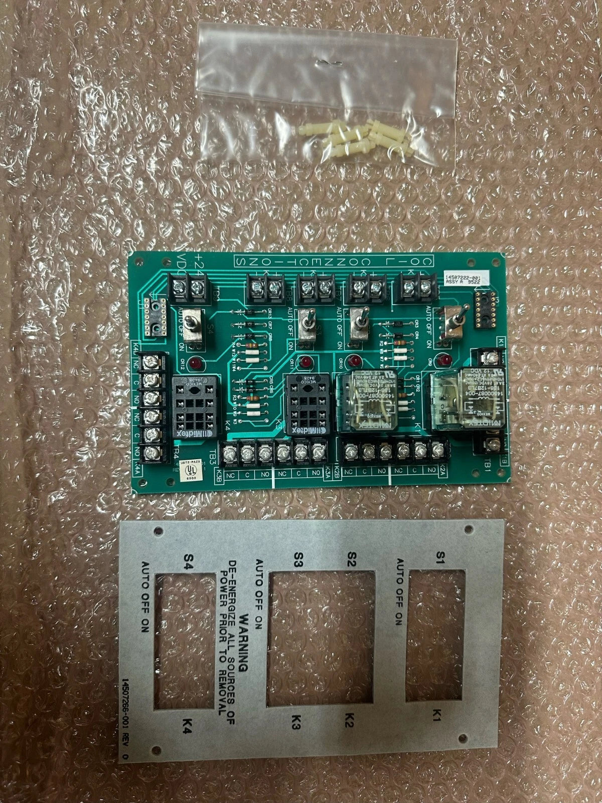 Honeywell 14507222-001 - 4 Relay Powerblock