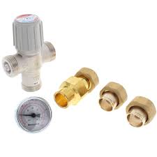 Honeywell AM101-USTG-1LF 3/4" Lowlead Tmv 70-145F,Union+Tmpgauge
