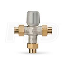 Honeywell AM102-US-1LF 1" Union Sweat Aquamix Lead Free Mixing Valve