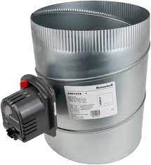 Honeywell ARD10TZ - 10" Automatic Round Damper with 24Vac, Two Position, Power Closed/Spring Return Open (Reversible) Actuator