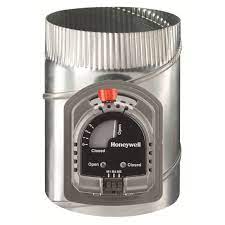 Honeywell ARD9TZ - 9" Automatic Round Damper with 24Vac, Two Position, Power Closed/Spring Return Open (Reversible) Actuator