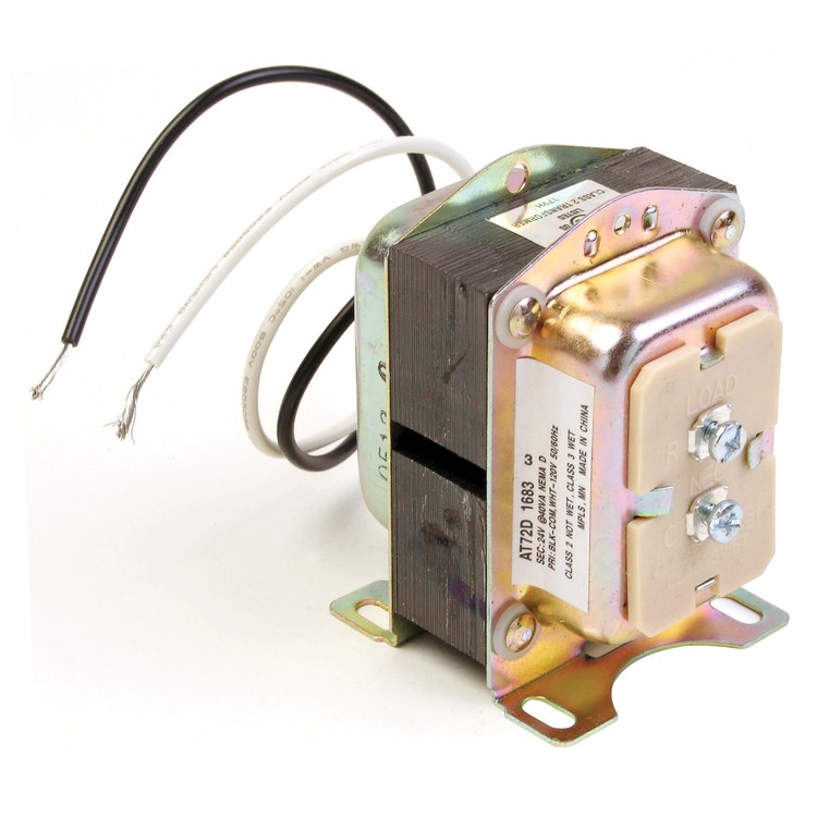 Honeywell AT72D1048 - Transformer, 120v Primary to 24v Secondary, 40va, 4"x4" Plate Mounted, Nema Type D, 9" Leadwires
