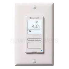 Honeywell HVC0001 - Digital Bath Fan Control, 120Vac, Timer Mode up to 60 Minutes, Manual On/Off or Programmable, White in Color