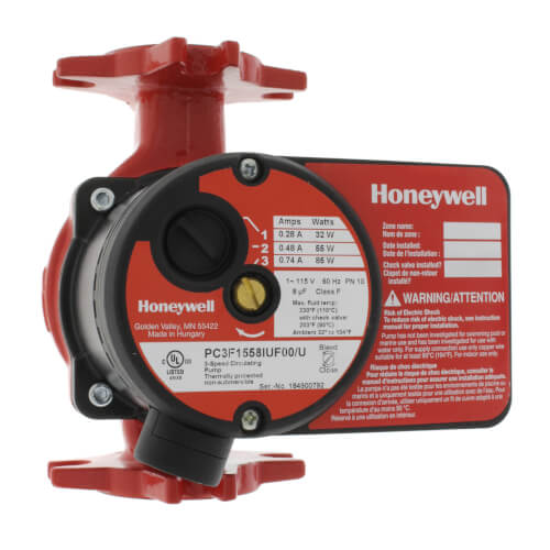 Honeywell PC3F1558IUF00 115V 14.70 Gpm/55.60 Lpm Closed Loop Hydr