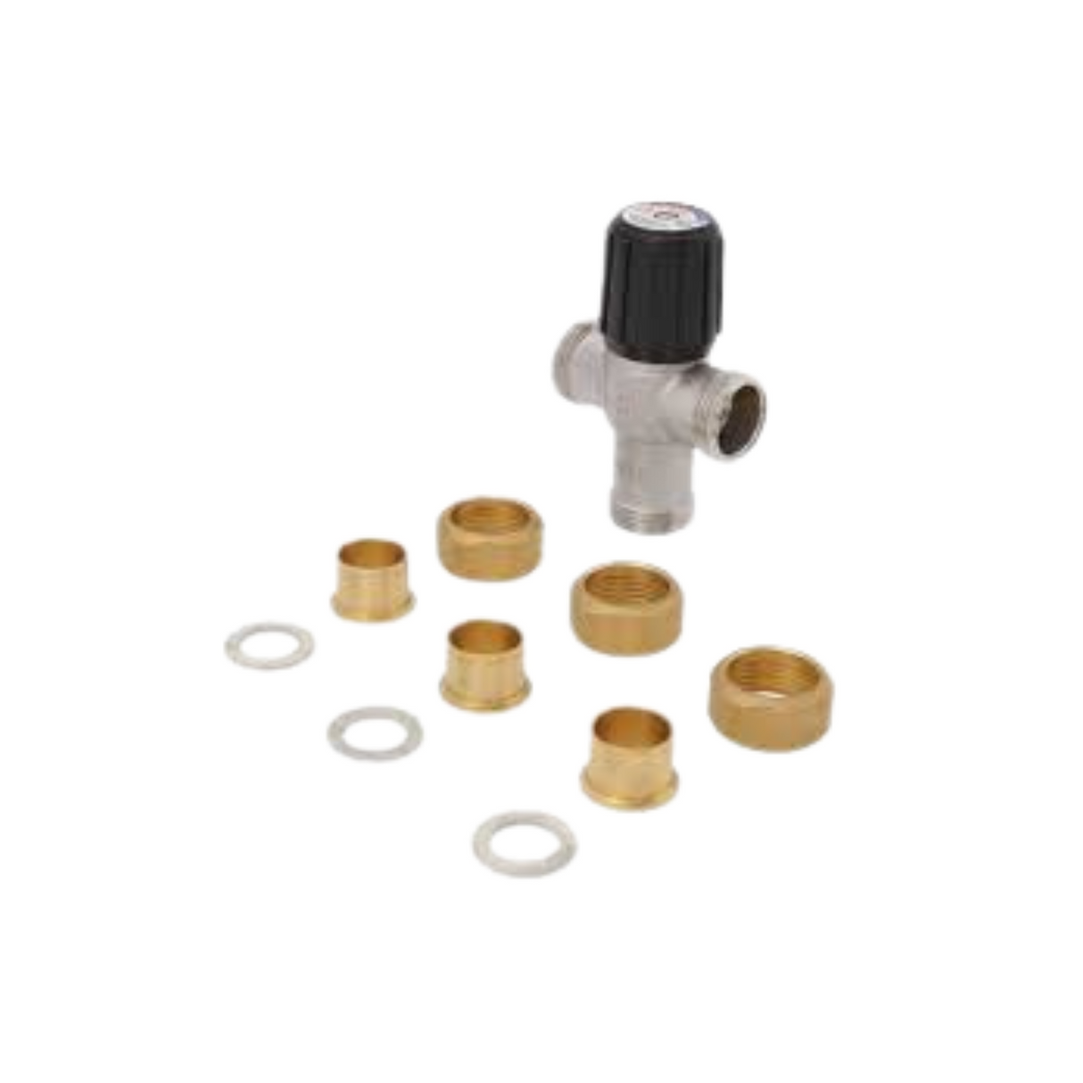 Honeywell AM101R-US-1 3/4" Union Sweat Aqua-Mix Valve For Radiant Heat