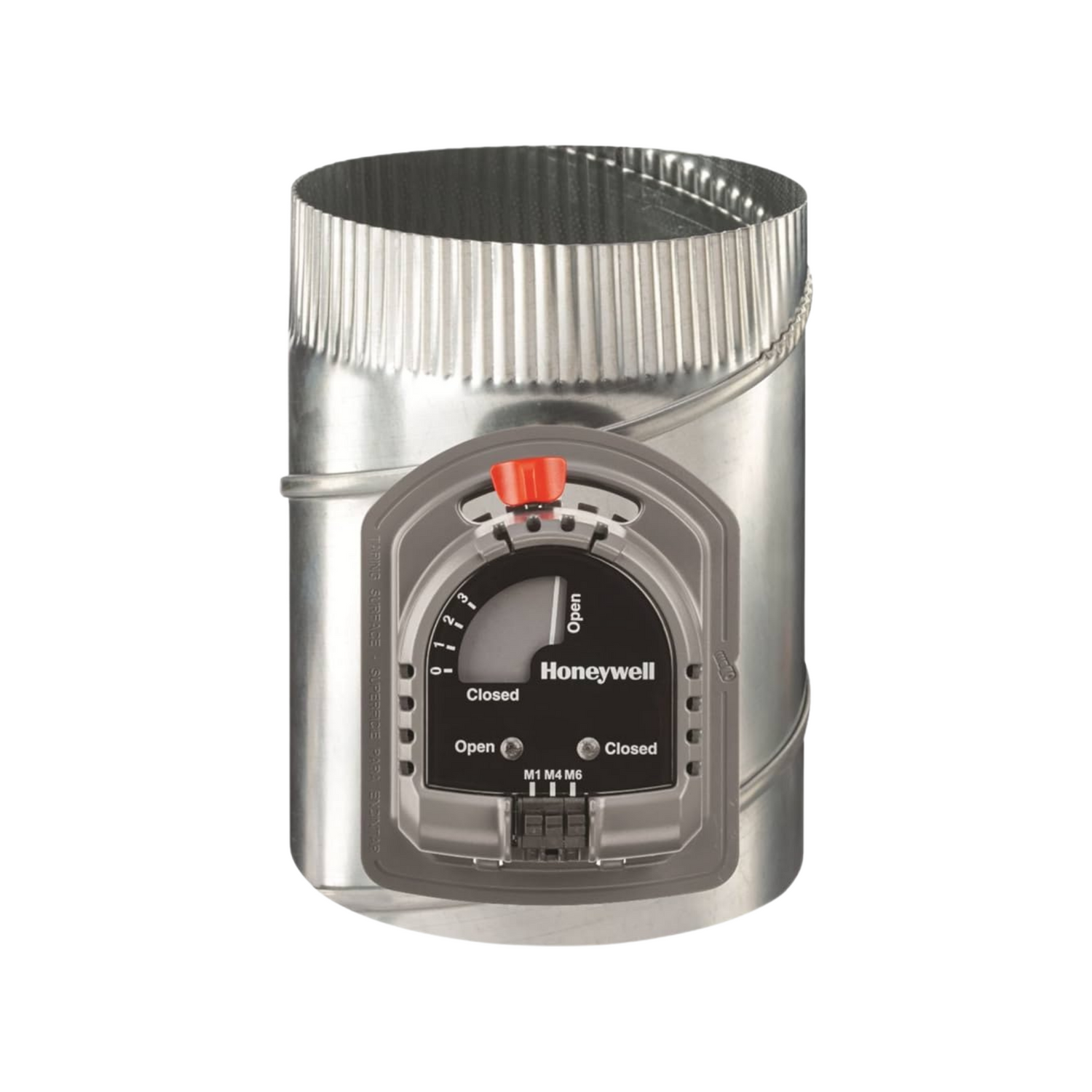 Honeywell ARD6TZ - 6" Automatic Round Damper with 24Vac, Two Position, Power Closed/Spring Return Open (Reversible) Actuator