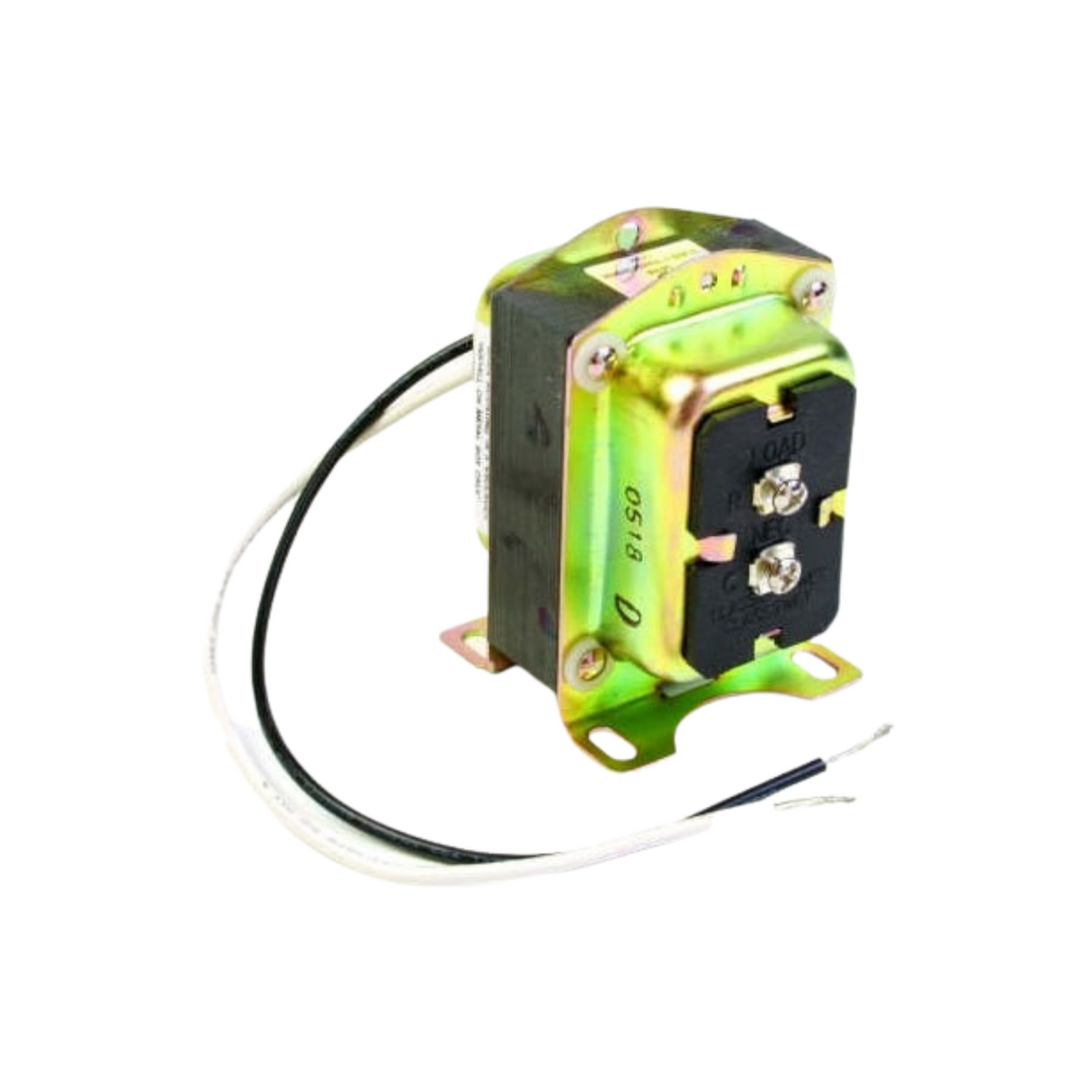Honeywell AT140A1000 - Transformer, 120v Primary to 27v Secondary, 40va, Foot Mounted, Plate Mounted on 2"x4" or 4"x4" Outlet Box, Includes Metal End Bells