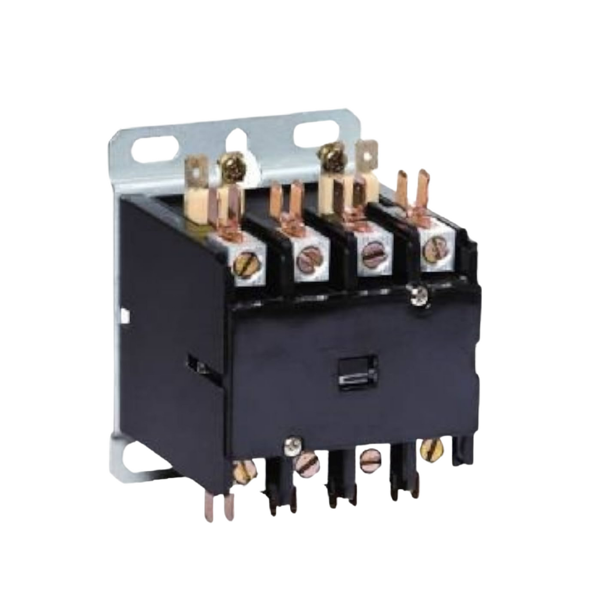 Honeywell DP4040B5001 - PowerPro Definite Purpose Contactor, 4 Pole, 120Vac, DPST, 1/4" Quick Connects and #6 Screws, 40 Amp, Silver Cadmium Oxide Contacts, -4/149 Degree Temperature Range