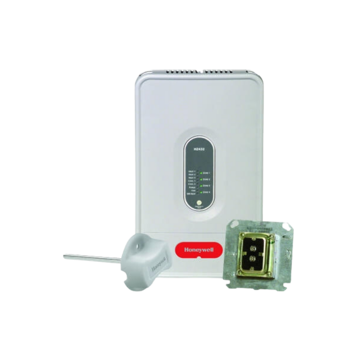 Honeywell HZ432K Multi Stage 3H-2C Truezone System Kit, 4 Zone