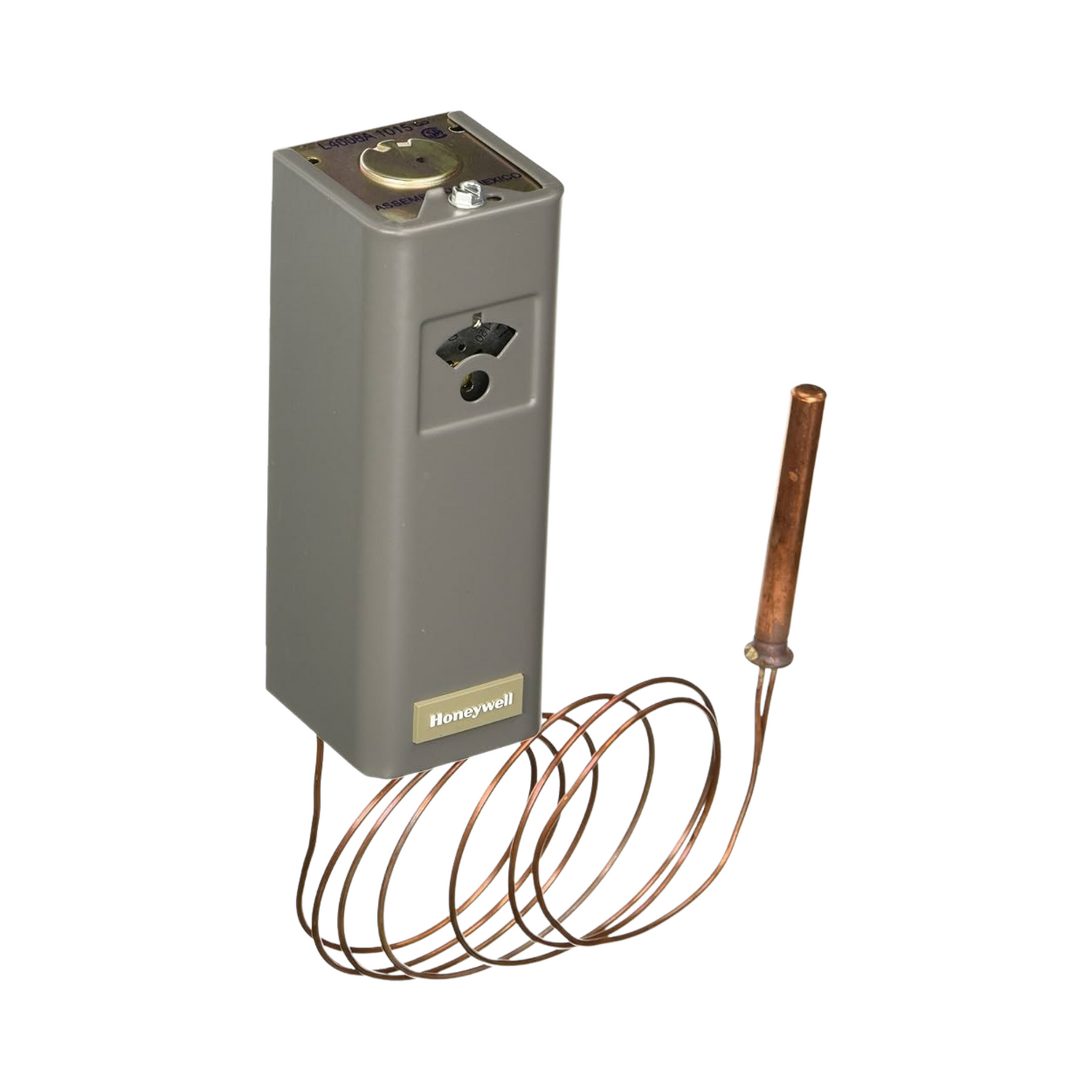 Honeywell L4008A1130 - Aquastat Controller, Remote Bulb, High or Low Limit, (130-270F), 5-30F Differential