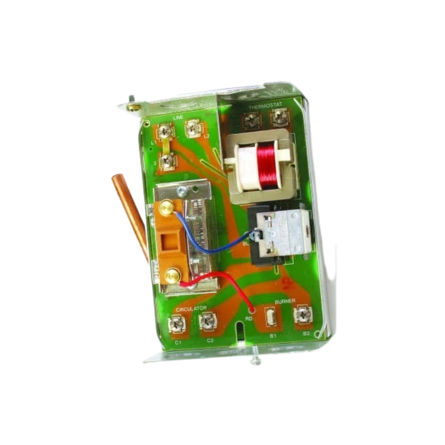 Honeywell L8148E1265 - High Limit Aquastat Relay, 120Vac, 180-240 Degree High Limit Operating Range, 15 Degree Fixed Differential Temperature