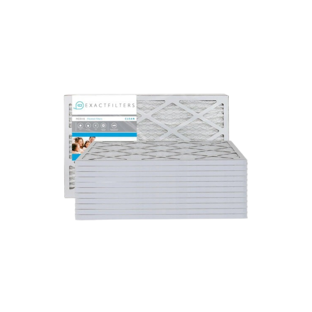 Flanders Exact Filters Pleated MERV 8"x25"x1" Filter (Case of 12)