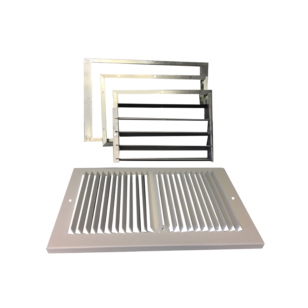 Williams Furnace Company 6802 Rear-Outlet Register with 1" Boot for Forsaire Top-Vent Furnace