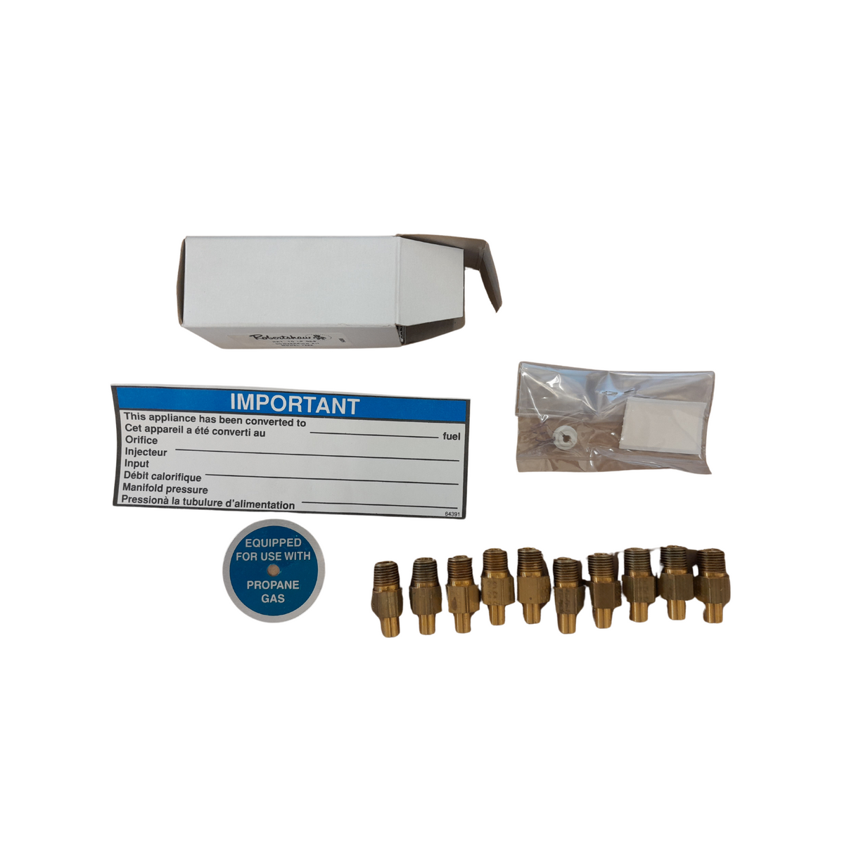 Reznor 148411 Natural Gas To Liquid Propane Gas Conversion Kit (Replaced by RZ179317)