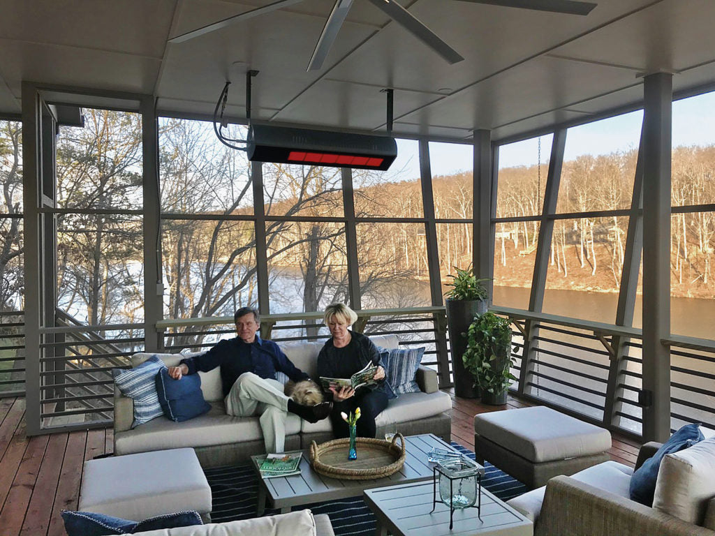 Sunstar SGL35-N10 - Glass Series Radiant Patio Heater 35K BTU - NG