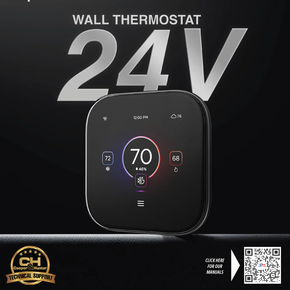 Cooper & Hunter CH-WTH24V — 24V Wall Thermostat