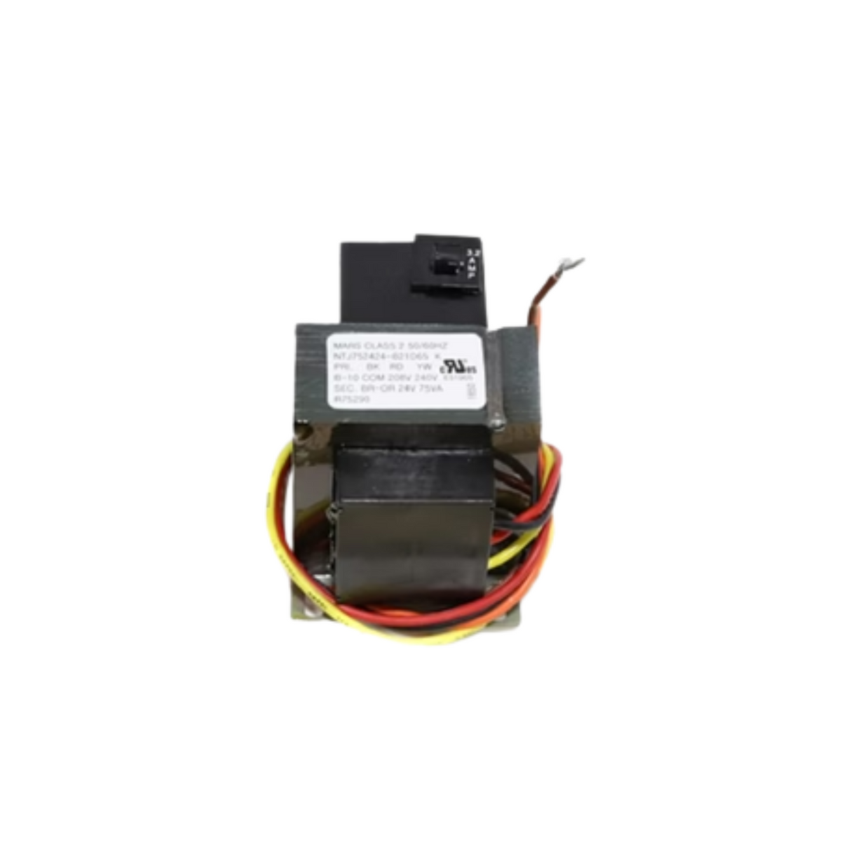 Aaon R75291 Primary 208/230 V Secondary 24 V @ 75VA Transfromer